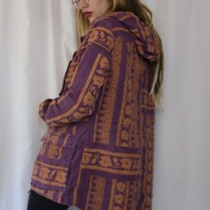 Gramicci hippie boho print fall jacket